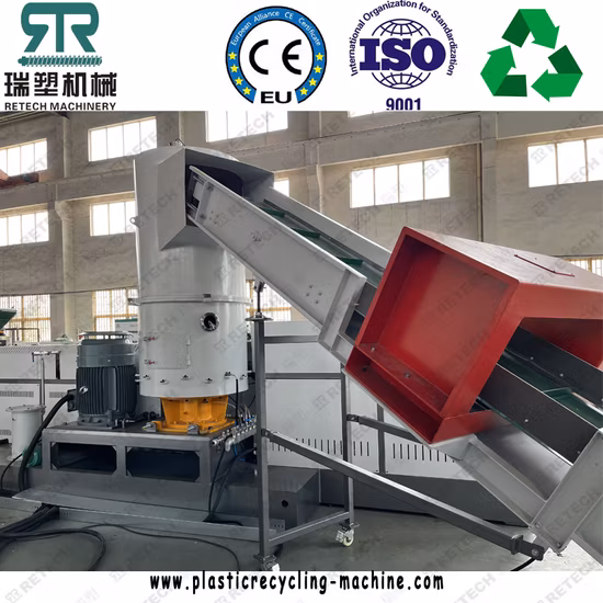 New Design Waste Plastic PP PE LDPE HDPE Film Crushing Washing Dewatering Machine