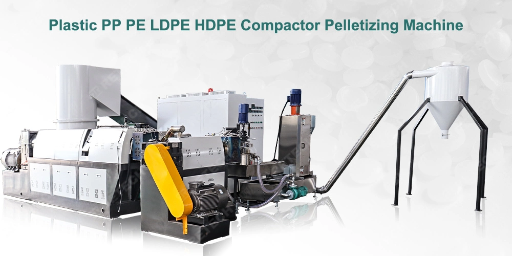 Retech PP PE HDPE LDPE Plastic Film Agricultural Film Woven Bags Crushing Washing Dewatering Recycling Pelletizing Machine