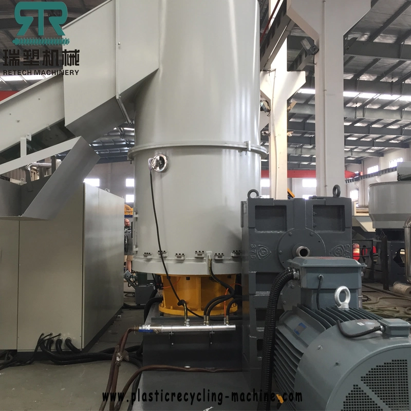 Retech PP PE HDPE LDPE Plastic Film Agricultural Film Woven Bags Crushing Washing Dewatering Recycling Pelletizing Machine