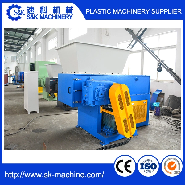 Single Shaft Shredder for Plastic Recycling PE PP Pet ABS PC Nylon Lump and Block