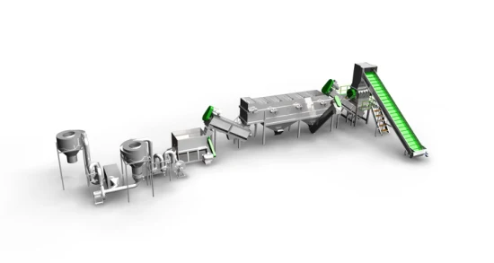 Film-Bast-Folienwasch-Entwässerungsmaschine PE PP LDPE HDPE Kunststofffolien-Quetschmaschine