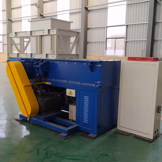 Einwellenzerkleinerer für das Kunststoffrecycling von PE PP Pet ABS PC Nylonklumpen und -blöcken