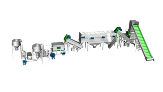 Kunststoff-PP-PE-Haustierfolienbeutel, Flaschenzerkleinerungs-Wasch-Recycling-Maschinenlinie